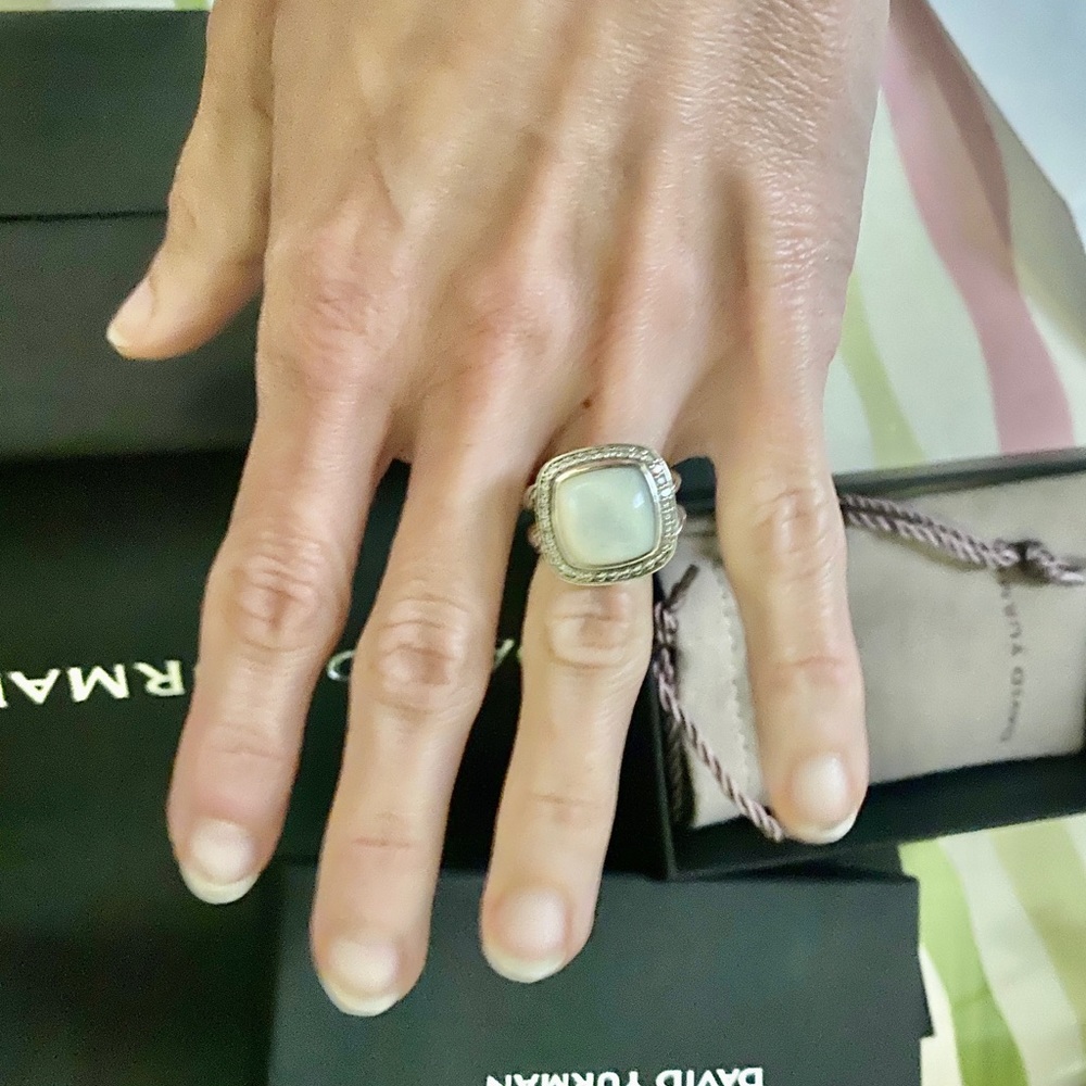 David Yurman 11mm Mother of Pearl Albion Ring 5